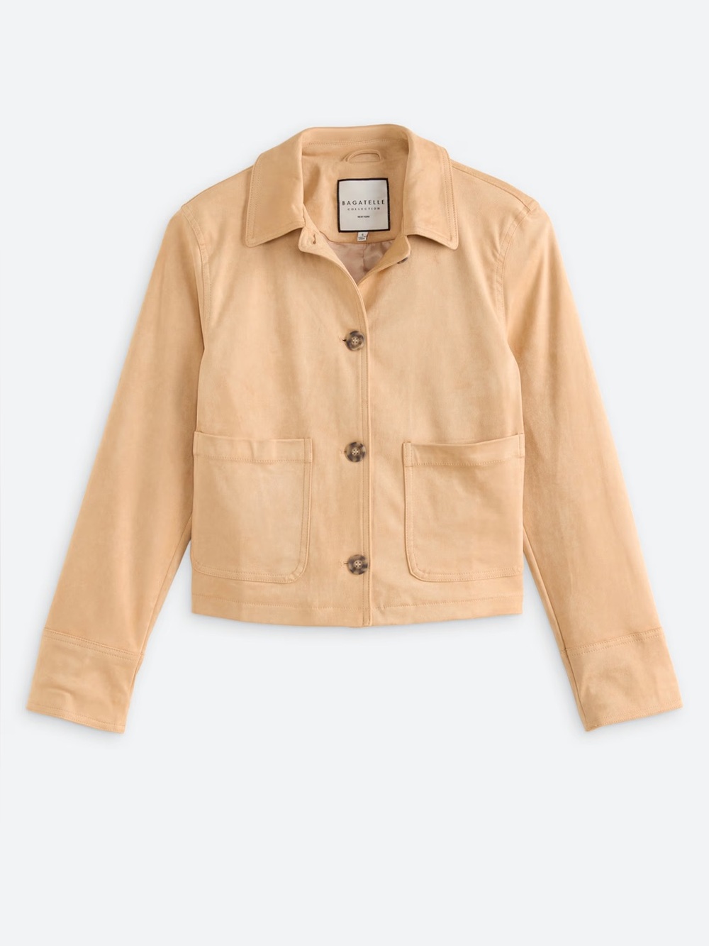NWT (Size M) BAGATELLE
Suede Collared Jacket - Picture 1 of 9